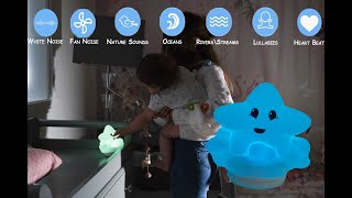 Glowmote Star Baby Sound Machine Night Light For All Ages