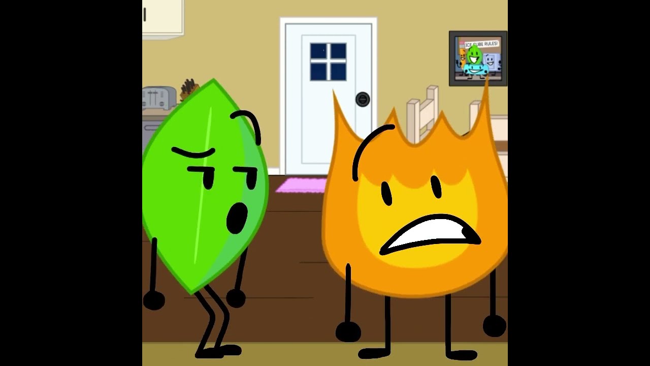 Leafy Kissing Firey A Cademalane Clip Shorts Bfb Memes Kiss
