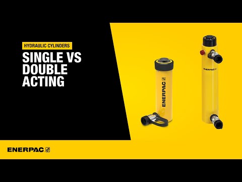 Single-Acting vs Double-Acting Hydraulic Cylinders | Enerpac