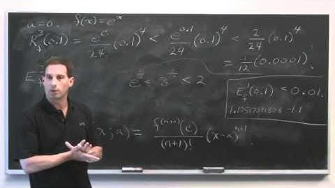 Error in Approximation by Polynomials - Integral Calculus