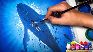 Vẽ Tranh Phong Cảnh Đại Dương Với Màu Nước Thiên Long | Watercolor Paintings #1| BT Art Drawing