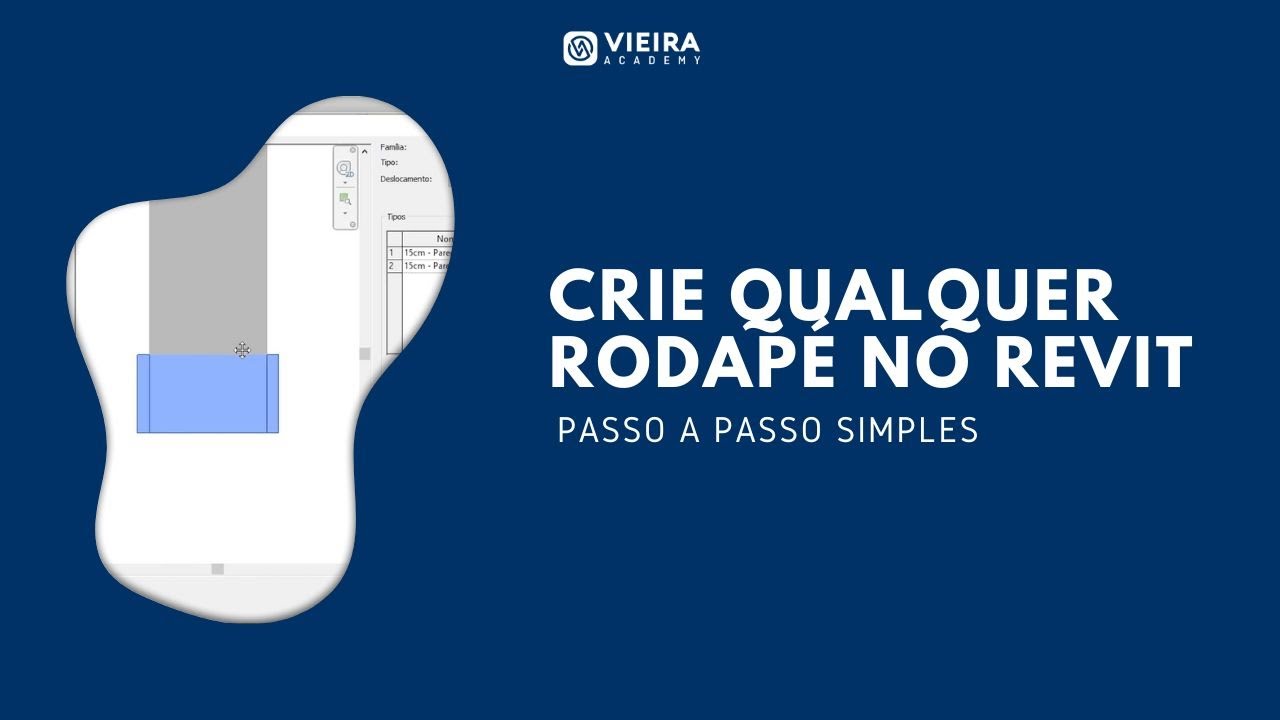 Aula prática sobre criação de rodapés no Revit
