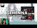 GEHENNA (ジェヘナ) - what's the song about?
