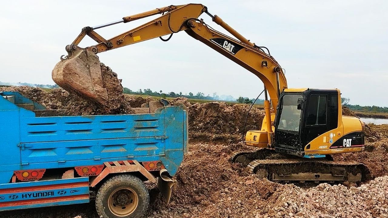 Excavator Digging & Loading | Real Construction Work