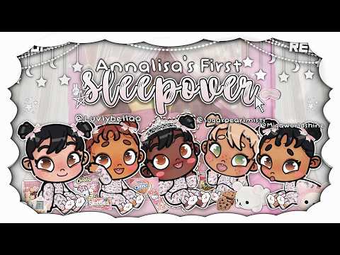 Annalisa’s First SLEEPOVER! 🥹🎀✨ FT: @LuvlyBellaa + more! || *With Voice* 🔊 || Avatar World 🌎
