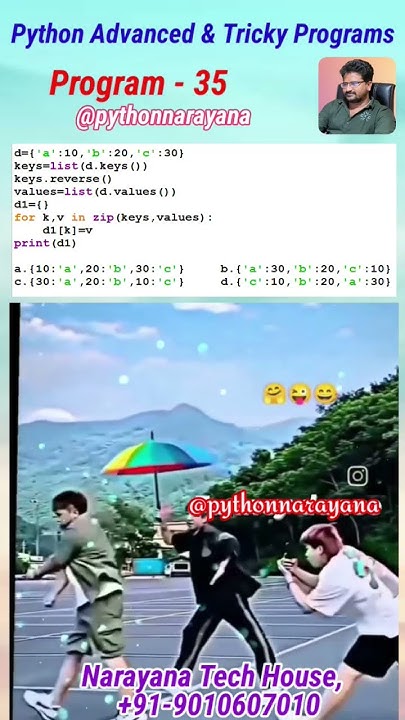 Python Advanced & Tricky Program - 35 - YouTube
