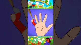 Finger Family Song | Red Finger Where Are You? 🔴 #shorts
