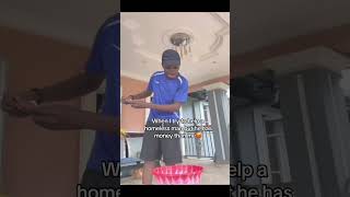 when i try to help a homeless man but he has money than me😂 #funny #comedy #memes #reactionvideo