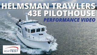 Helmsman Trawlers 43E Pilothouse Test Video 2022 by BoatTEST.com