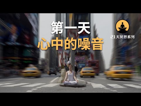 【21天冥想系列】心中的噪音｜冥想引導教程，教你如何擺脫焦慮情緒，清除雜念 （吸引力法則冥想練習）