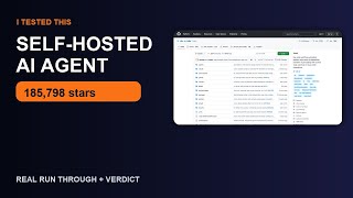 I Built a Self-Hosted AI Agent in n8n, Full Setup From Zero to Working Workflow