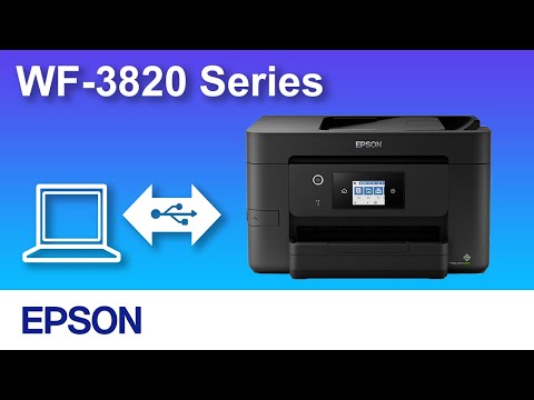 How to Connect a Printer and a Personal Computer Using USB Cable (Epson WF-3820 Series) NPD6576