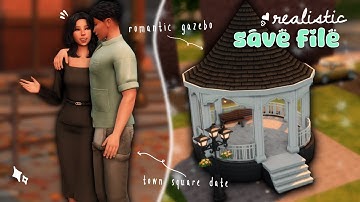creating lore in my realistic save file ☁️💕 | the sims 4 longplay | relax with me (with commentary)