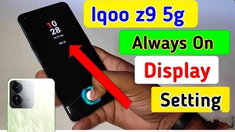 Iqoo z9 5g always on display, always on display setting in Iqoo z9 5g #shorts #viral #technology #yt