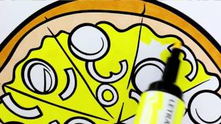 How to Coloring Gingerbread Man Colouring Book for Kids with Colored Markers 1