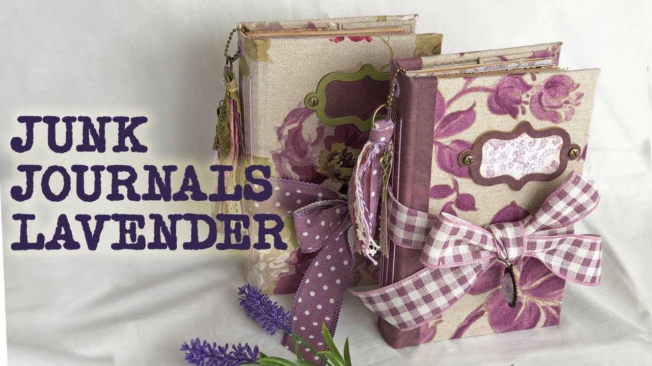 Junk Journals Vintage Lavanda