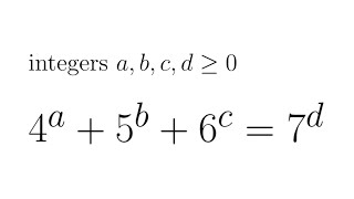 An Interesting Equation of Powers