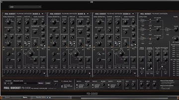 Synth patch tutorial - Retro String Synth in FB-3300