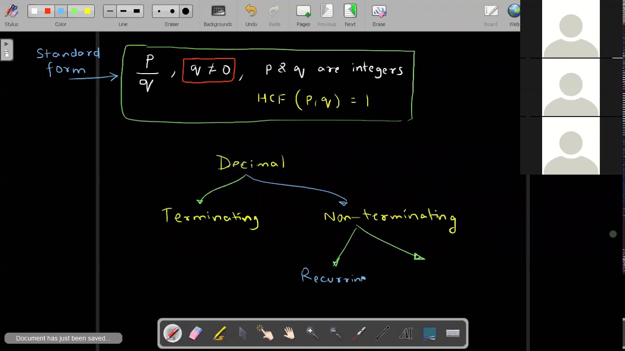 ILC 7 Math Rational Numbers Doubt session - YouTube
