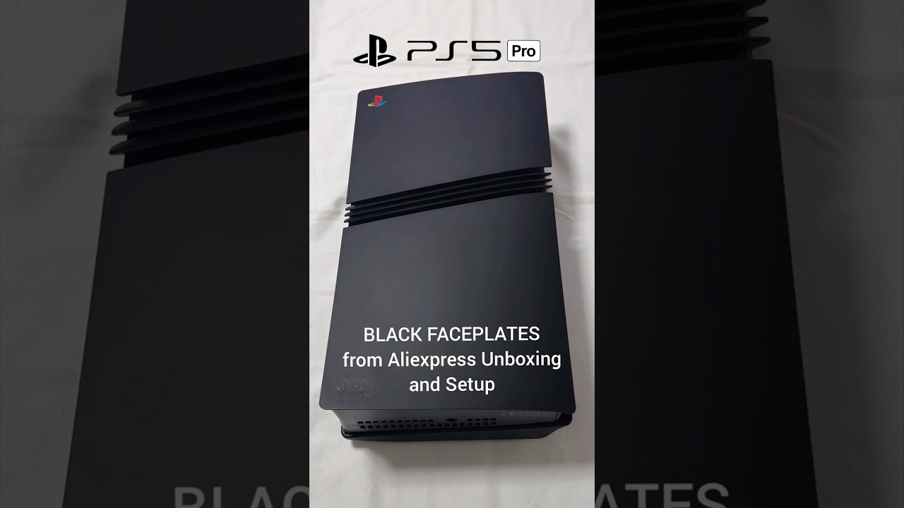 SONY PlayStation 5 Pro Black Faceplates from Aliexpress
