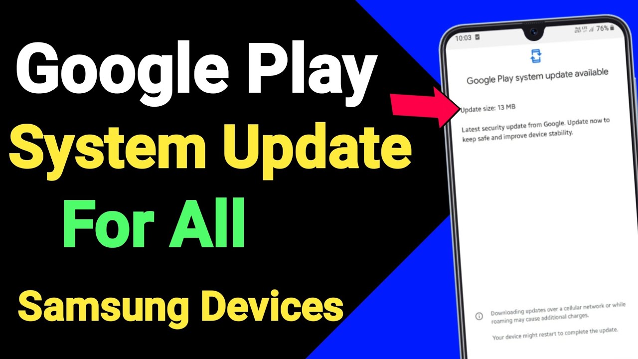 Google Play System Update For All Samsung Devices 🔥🔥🔥 | A21S,A50,A50S ...