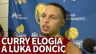 Tras LeBron, llega el gran elogio de Curry: Doncic es increíble