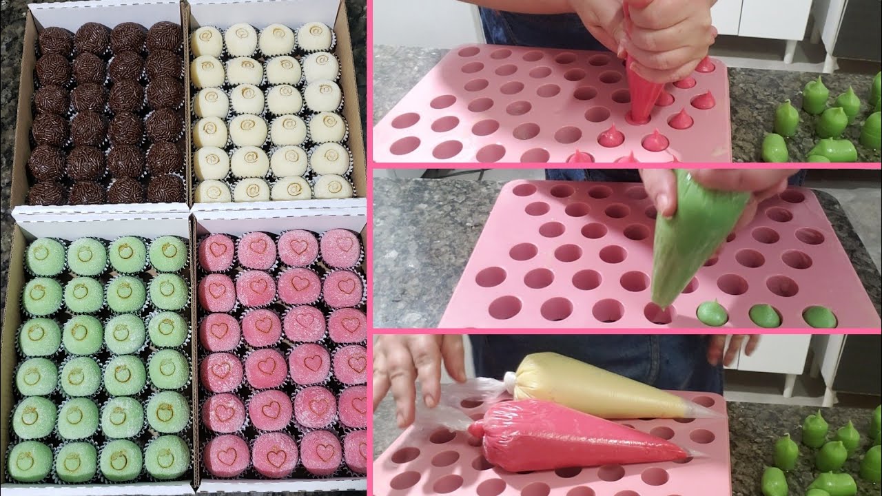 NOVA TÉCNICA PARA PORCIONAR OS BRIGADEIROS DEU SUPER CERTO