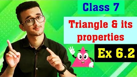 The Triangle and its Properties | Ex 6.2 | NEW NCERT 2024-25 | Chapter 6 | Maths | Class 7