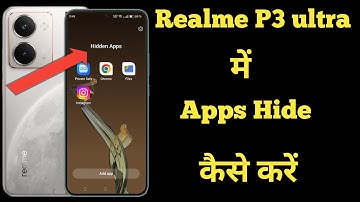 Realme P3 ultra 5G me app hide kaise kare /how to hide app in realme p3 ultra 5g