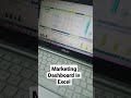 Markerting Dashboard Template #fypシ