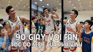 Nguyễn Huỳnh Phú Vinh sefie mỏi tay sau trận thắng Cantho Catfish VBA 2023 #basketball #vietnam #fan