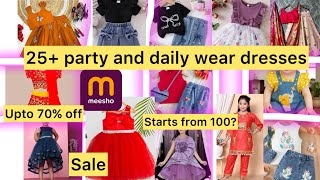 Upto 70% off 😍Navratri special denim dresses , lehanga , frock from meesho l babygirl frock l screenshot 4