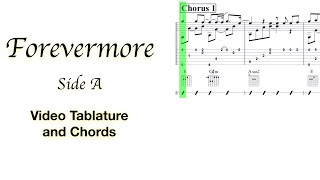 Forevermore by Side A arranged for guitar (Video Tablature)