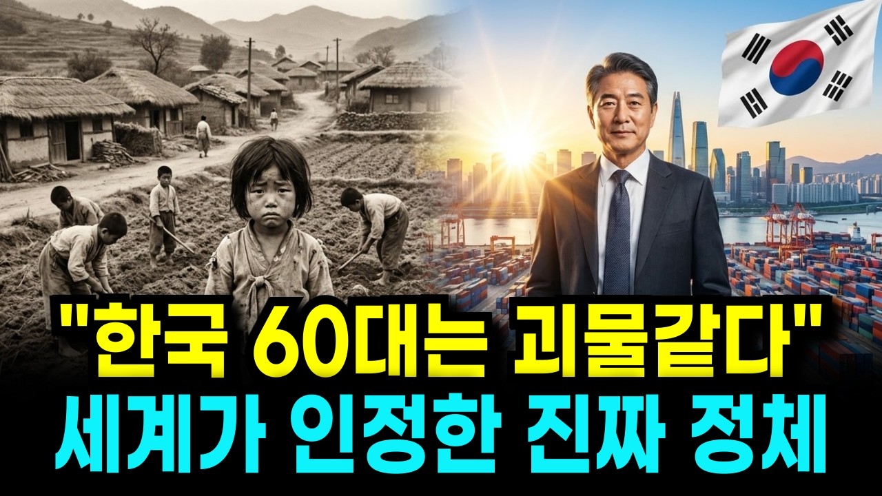 "한국의 5060 세대가 대단한 이유" 세계가 인정한 맨손으로 시작한 괴물 세대의 정체