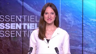 Marion Gaudin présente l'Essentiel le 28 avril 2024 sur France 24