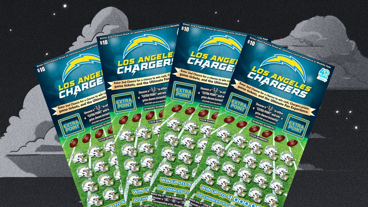 Dodge, Duck, Dip, Dive & Dodge | $10 - LA Chargers Scratchers