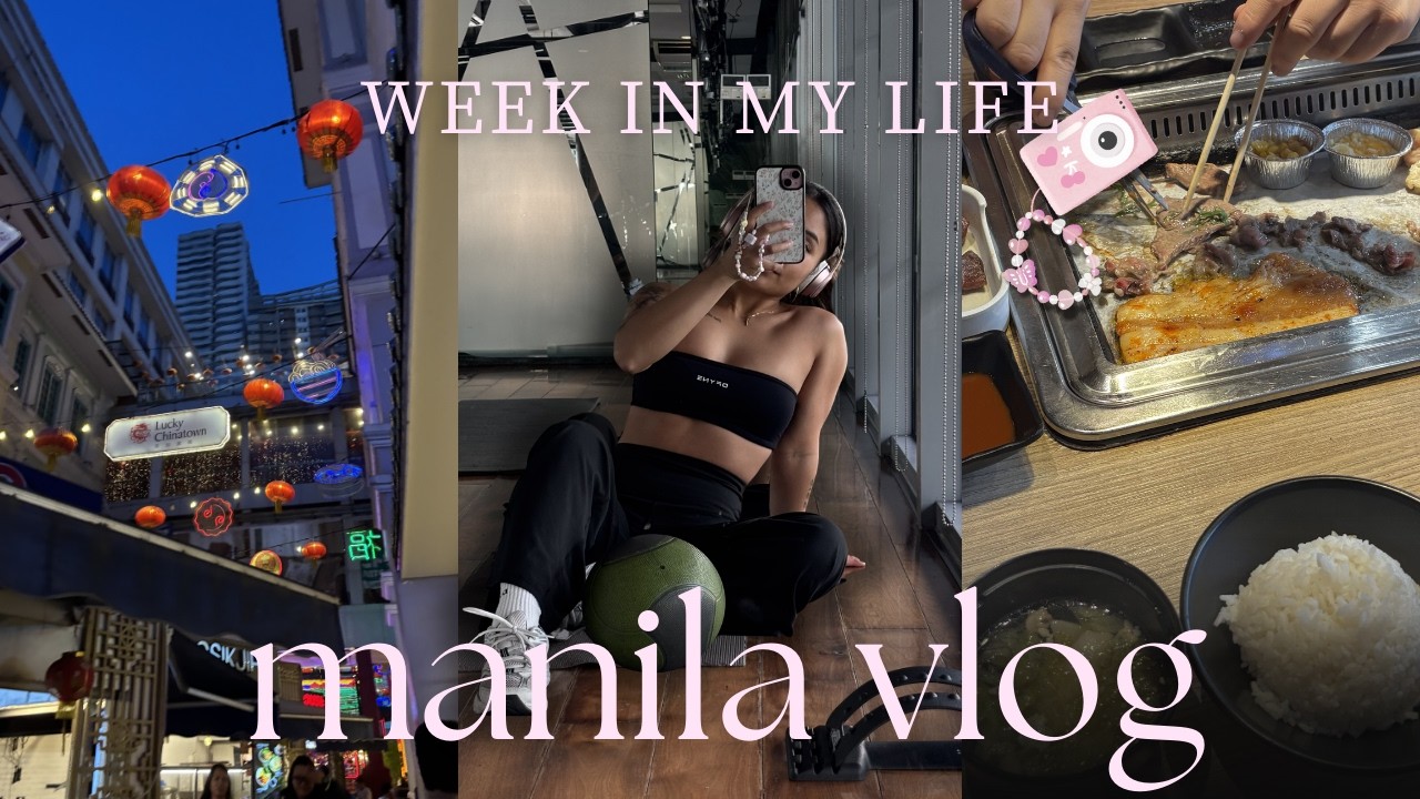 A Week in My Life Alone in Manila ☁️ (uwan typhoon, solo errands, shopping, workouts)