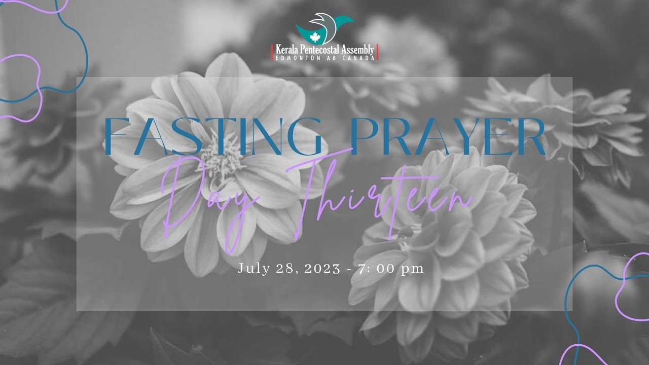 21 Days Fasting Prayer - Day 13 - Pastor Varghese Baby - YouTube