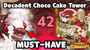 Decadent Choco Cake Tower Tray 42 Guide | Cookie Run: Kingdom