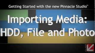 06.  Importing Media: HDD, File and Photo