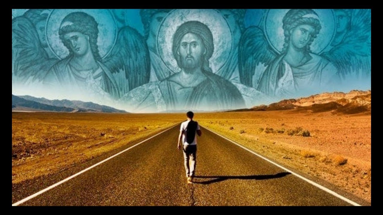 Все судьбы всех миров ведут к нему. Дорога к Богу. Человек дорога Бог. Путь богов. Иисус на дороге.