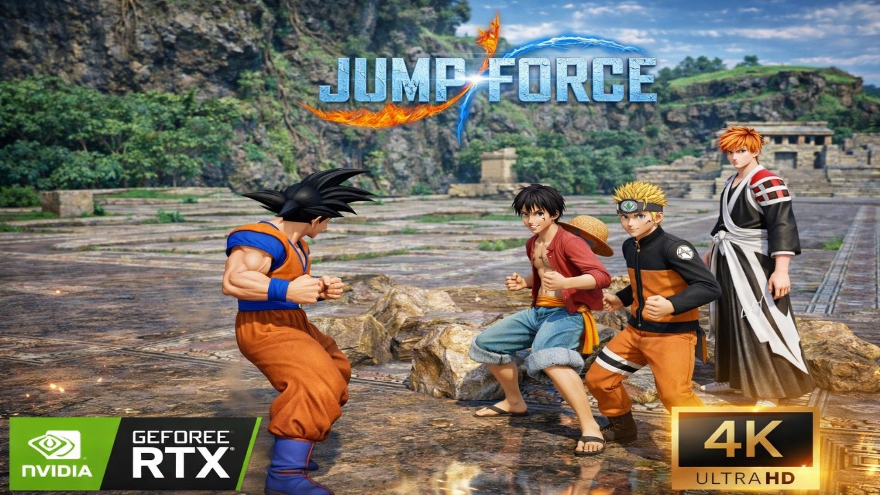💥GOKU vs BIG 3 – INSANE 4K RTX Jump Force Battle You Won’t Believe!