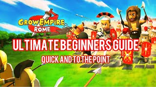 The ultimate beginners guide for grow empire Rome *quick and to the point* 2021 screenshot 2