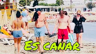 SPAIN: WALK TOUR At ES CANAR BEACH UPDATE AUG 6 2025 