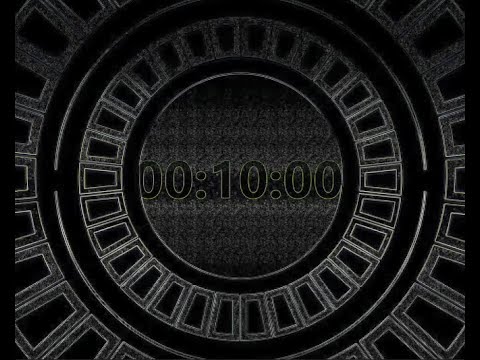 ❌ No Copyright - 3D 4K ⏰ 10 Second Countdown Timer With Sound 1 - Free Background Video 免費下載倒數計時器
