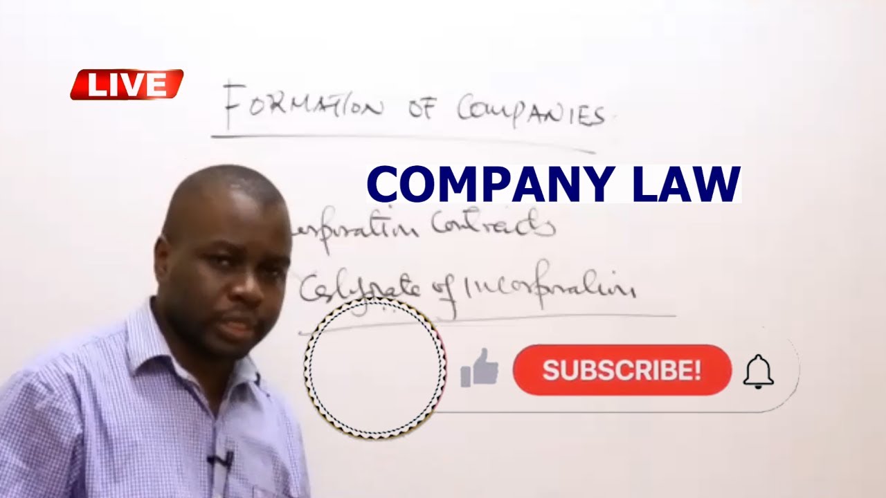 COMPANY LAW//Learn how companies are classified and the significance of each classification.