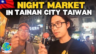 🇹🇼 This is How NIGHT MARKET LOOKS LIKE in Tainan City, Taiwan #travelvlog #taiwan #nightmarket