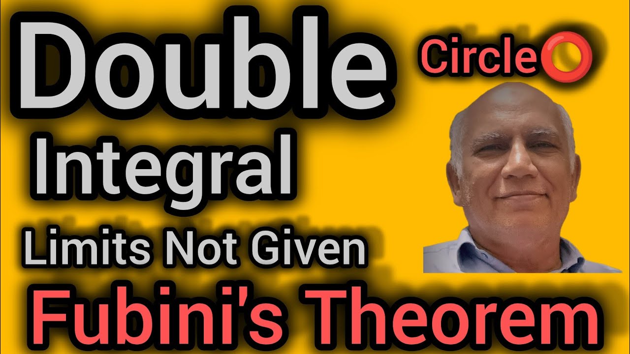 Double integral limit is not given region engineering mathematics