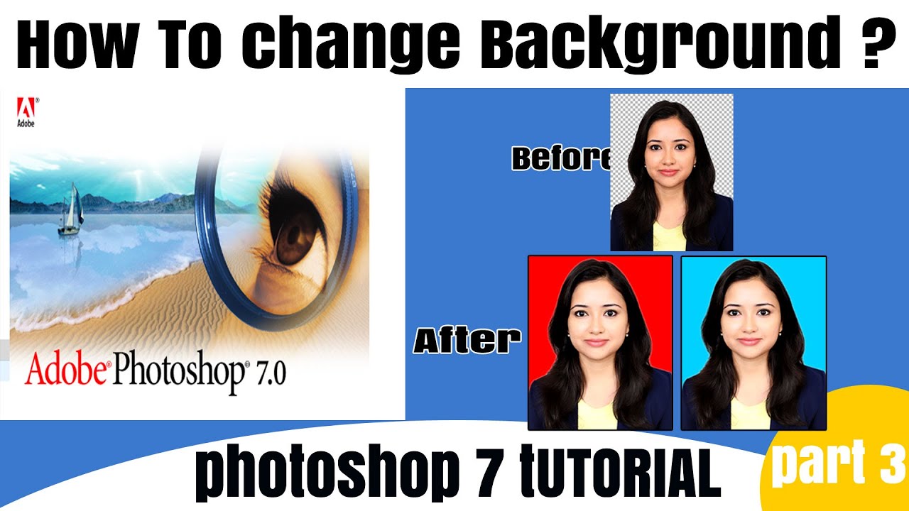 How to change background in photoshop adobe photoshop me background kaise change kare edit 