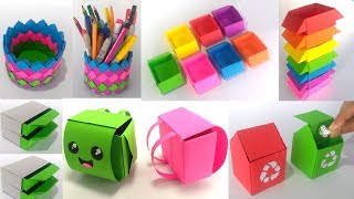 5 ÚTILES DE ORIGAMI FACIL DE HACER PARA VENDER O REGALAR EN TU ESCUELA